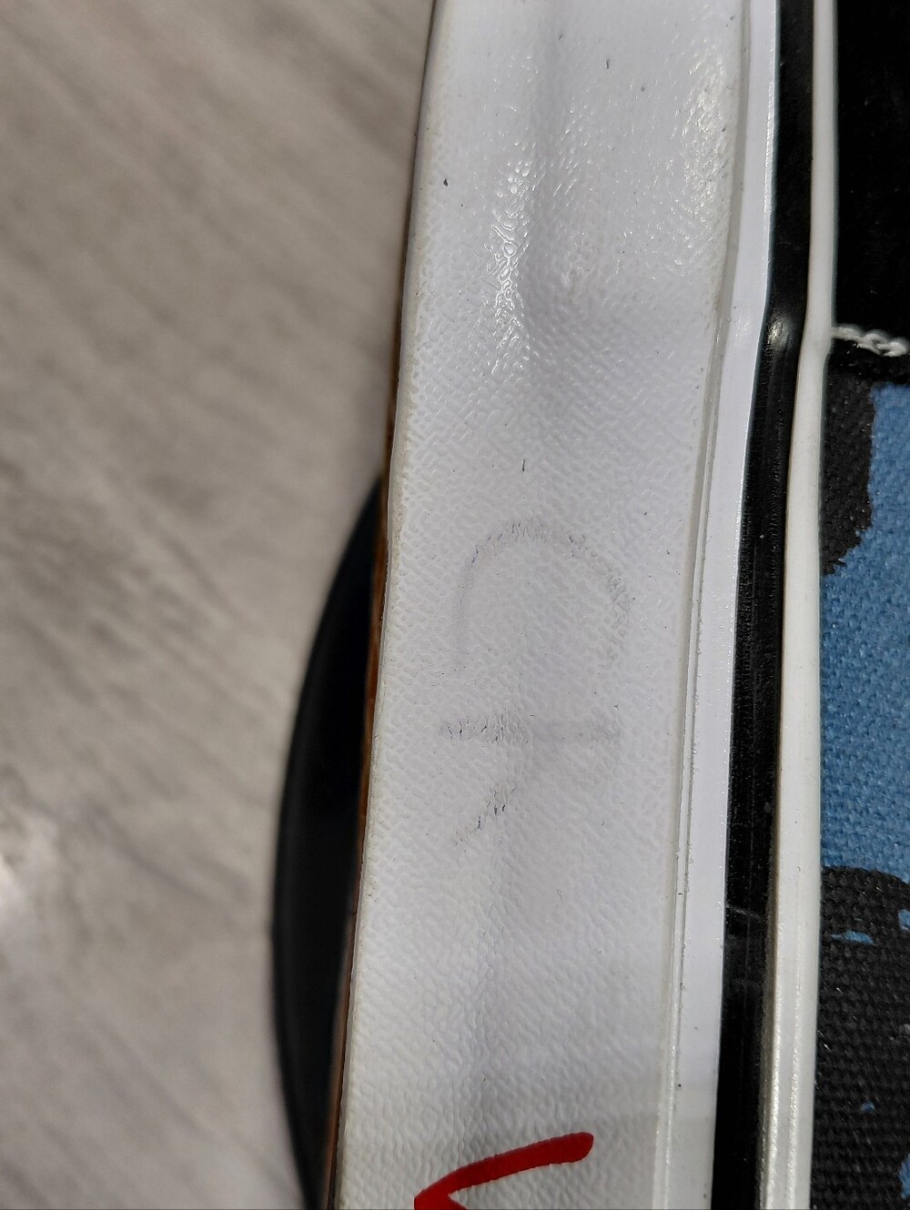 Vans X Mens Krooked Skate SK8-HI Black & Blue High-Top Sneakers SIZE MENS 10 - Picture 9 of 15